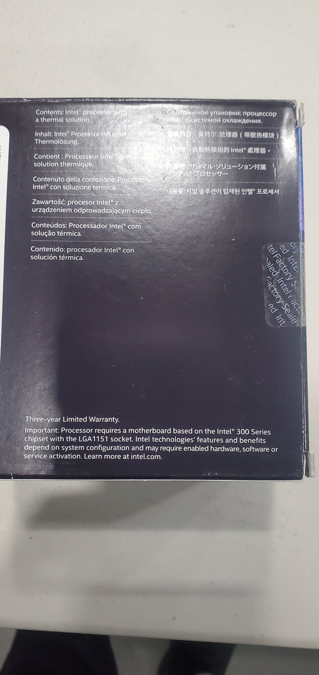 INTEL i9-9900 LGA1151