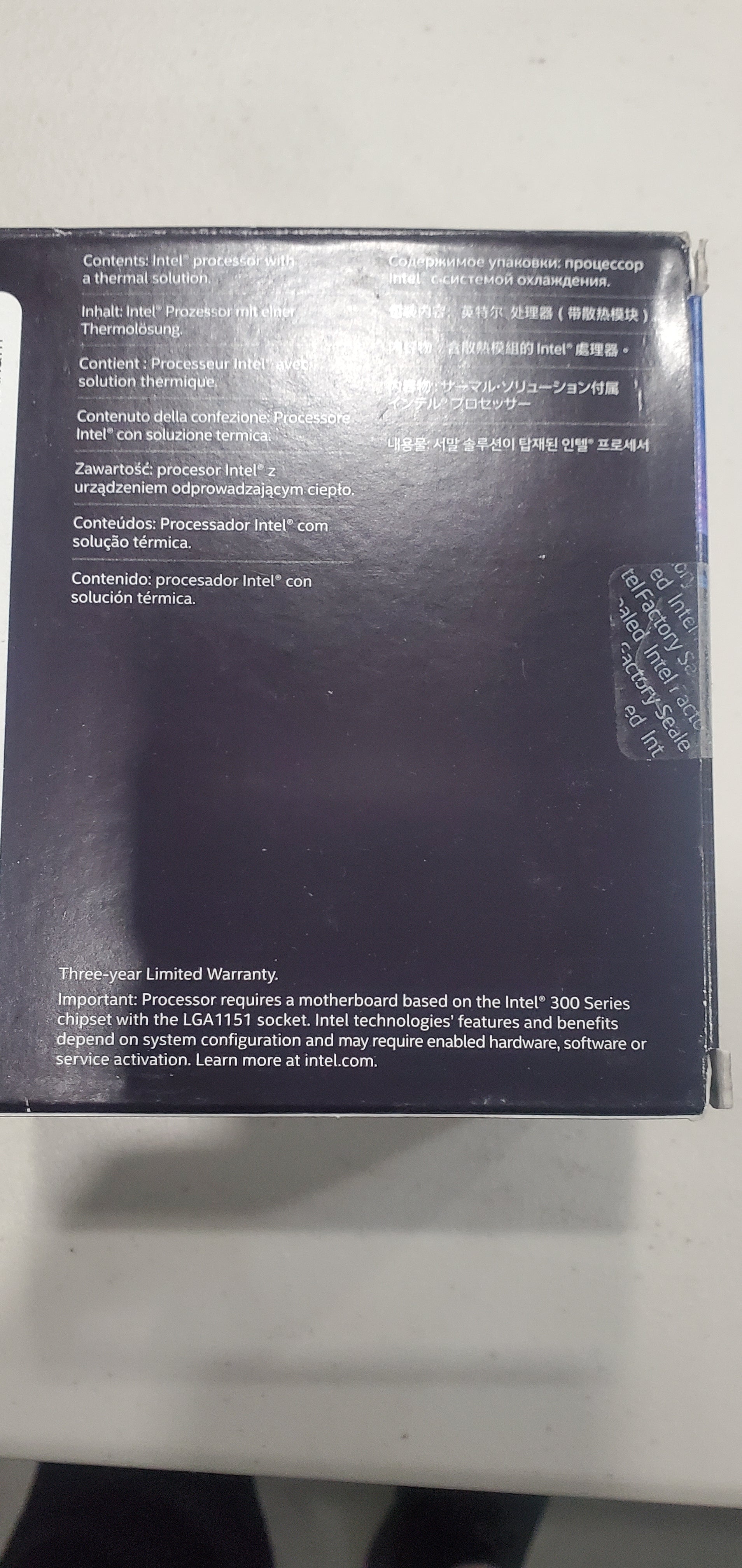 INTEL i9-9900 LGA1151