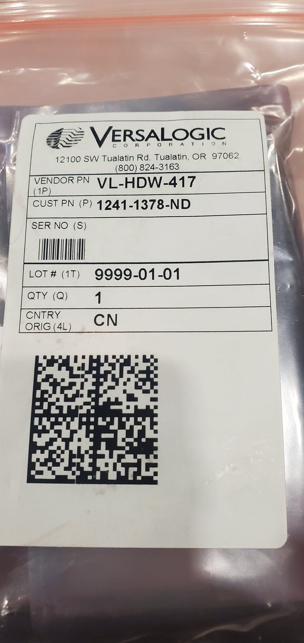 VersaLogic VL-HDW-417
